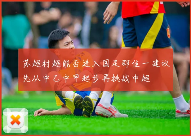 苏超村超能否进入国足邵佳一建议先从中乙中甲起步再挑战中超