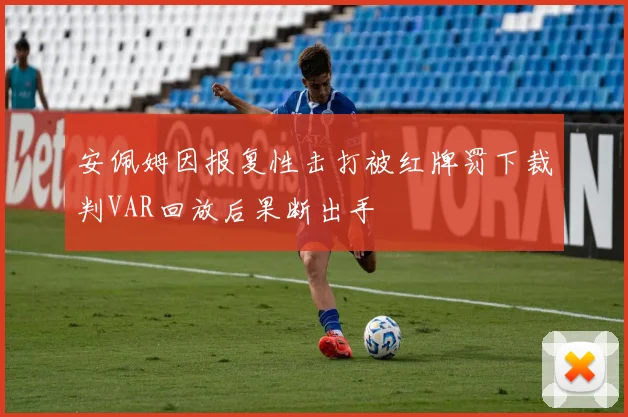 安佩姆因报复性击打被红牌罚下裁判VAR回放后果断出手